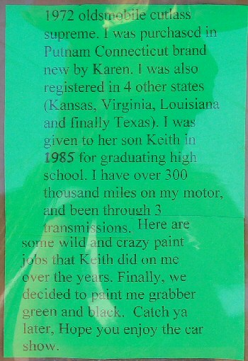 1972OldsmobileCutlassSignEdited (76K)